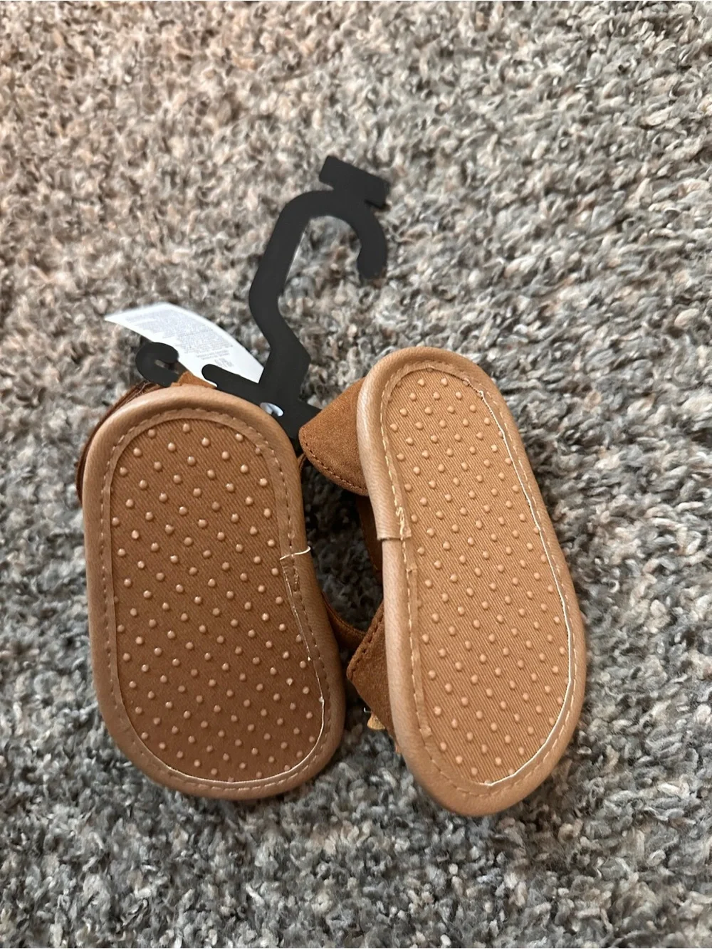 Old Navy Brown Kids Sandals with Yellow Sunflower